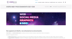 Desktop Screenshot of cosmicweb.com.ar